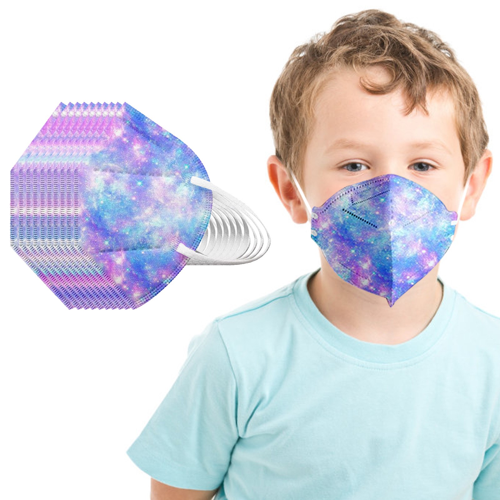 Kids Face Mask - Masque facial imprimé Galax pour enfants,