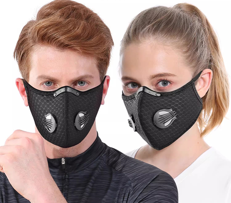 Anti Pollution Mask - Masque de cyclisme sportif lavable et