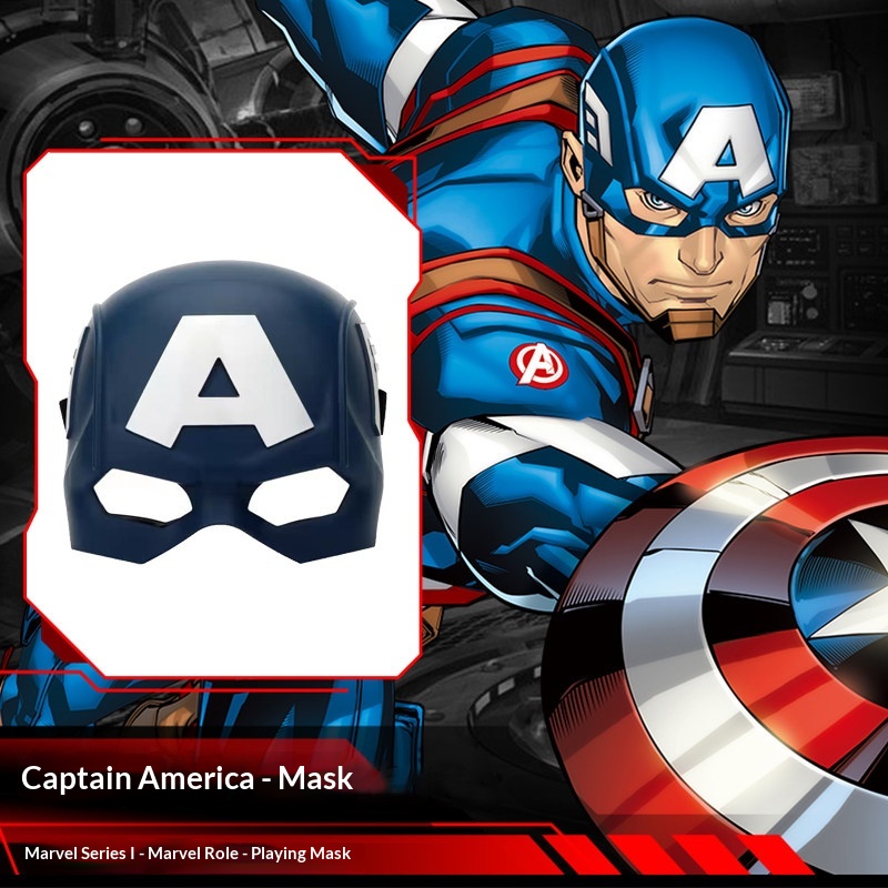 Masque Captain America Marvel  - Kids Face Mask avis et prix