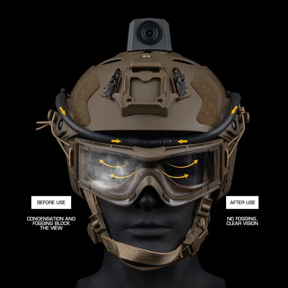 Lunettes Airsoft désembueur dé - Anti Pollution Mask avis et prix